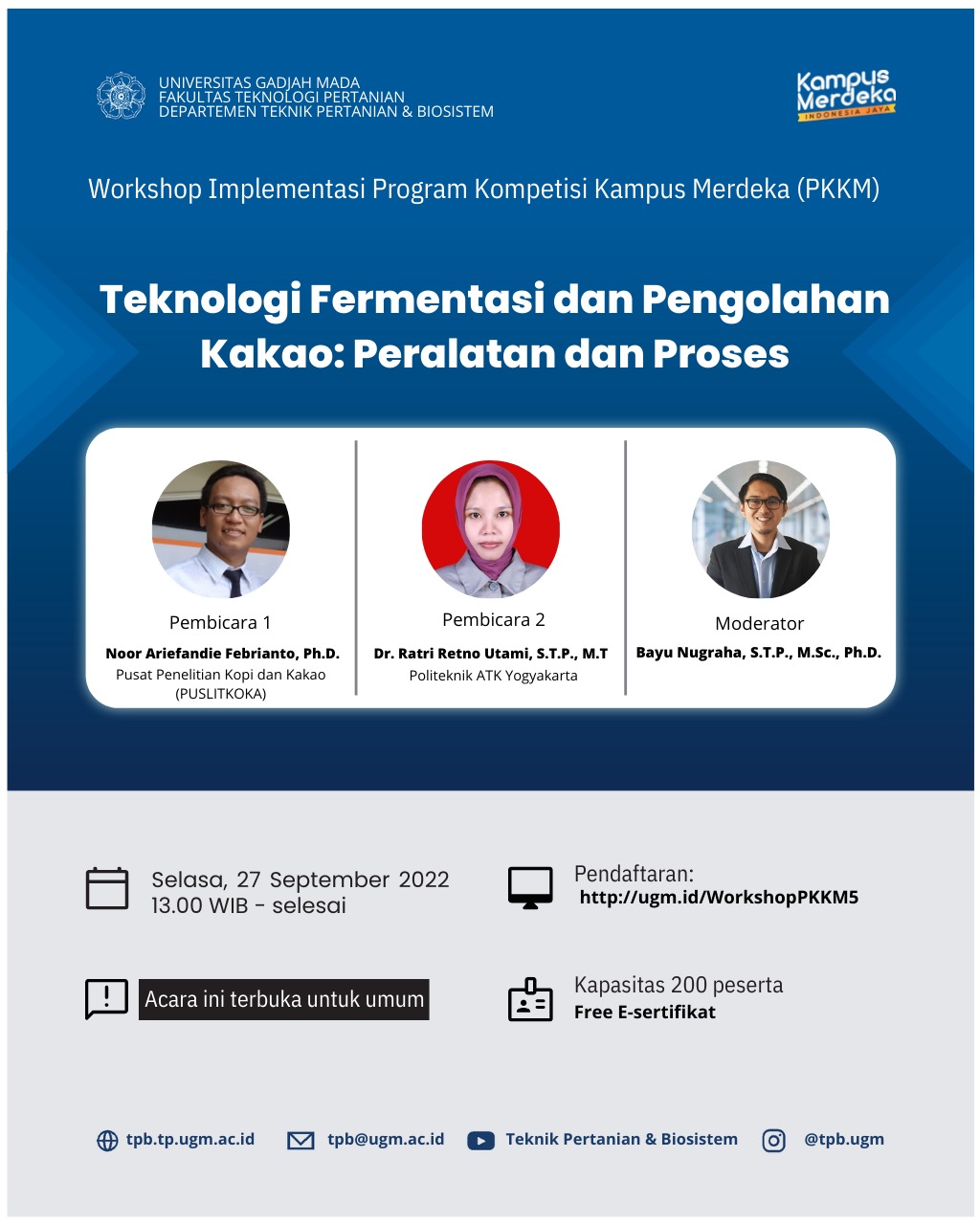 Serial Workshop Kelima Dalam Rangka PKKM 2022 Bertajuk Teknologi