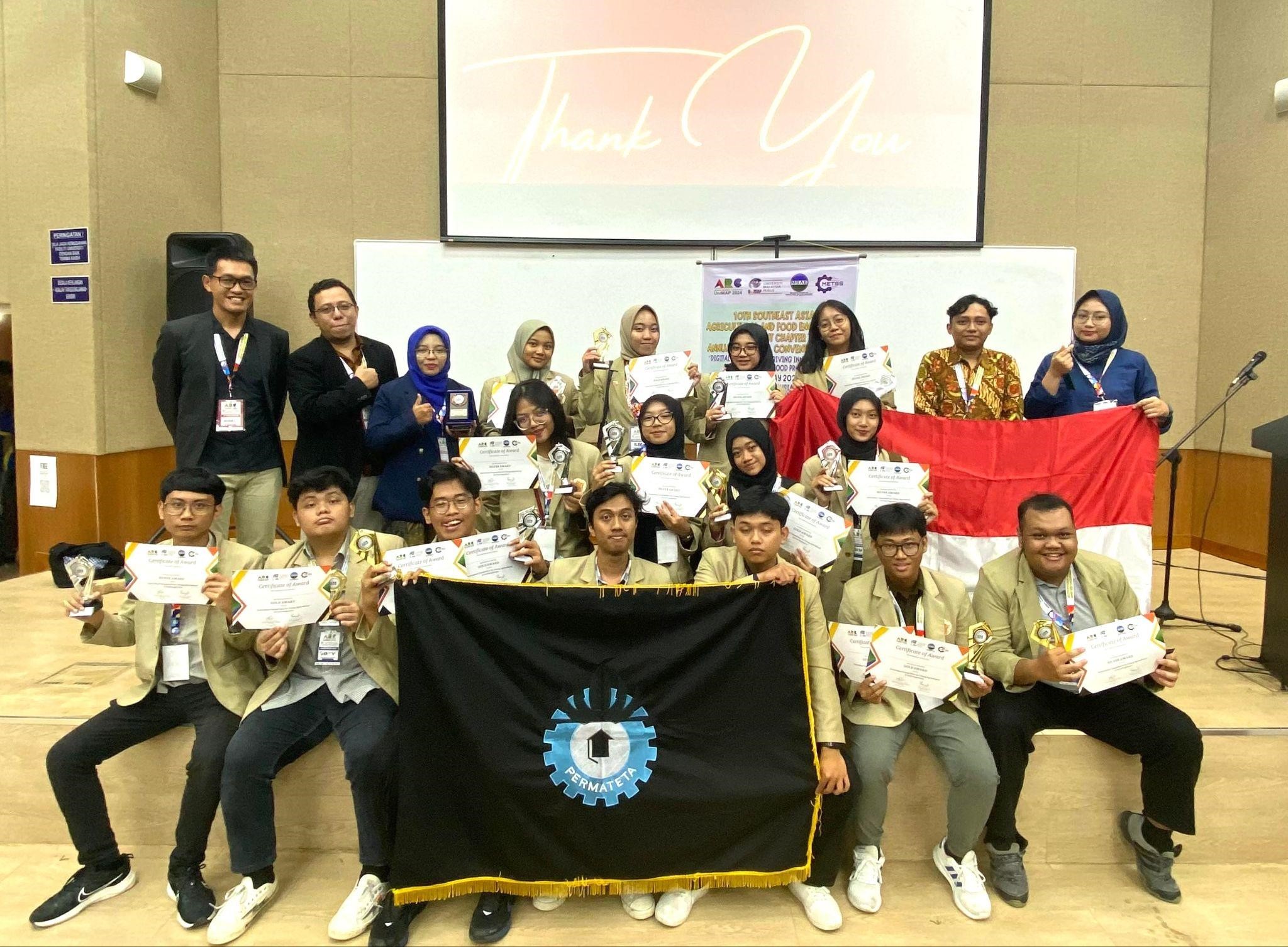 Prestasi Mahasiswa Teknik Pertanian UGM Menyabet Dua Gold dan Tiga